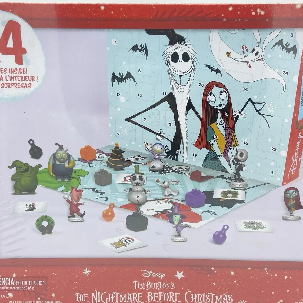 Disney The Nightmare Before Christmas Advent‎ Calendar 24 Days Gift New In Box